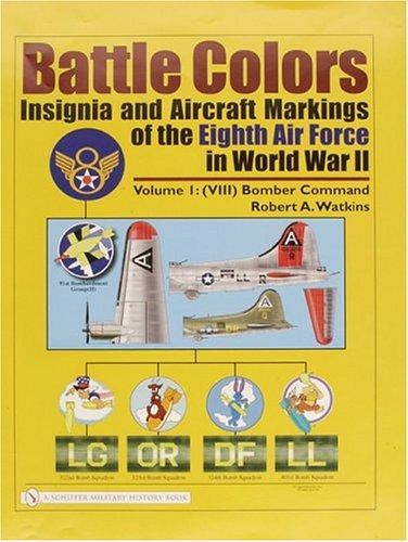 Portada de Colores de combate: Insignias y marcas de las aeronaves de la 8.ª Fuerza Aérea en la Segunda Guerra Mundial: Volumen 1 — VIII Mando de Bombarderos