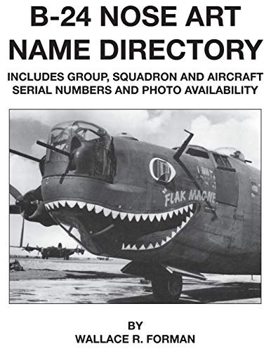 Portada de Directorio de nombres y pinturas de morro de los B-24