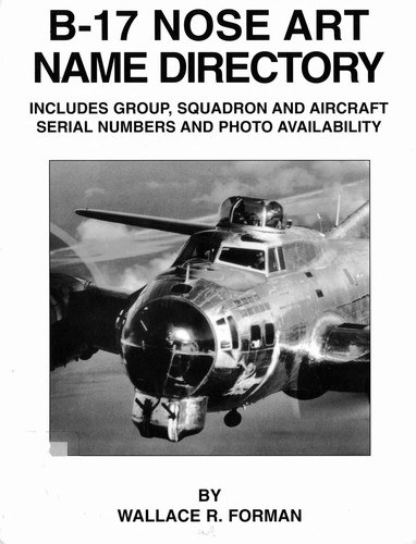 Portada de Directorio de nombres y pinturas de morro de los B-17